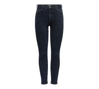JdY Damen Jdyfina Mw Skinny Ankle JNS Blueblackdnm, Blue Black Denim, XS/ 30L