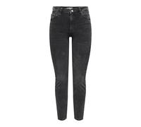 JdY Damen Jdyfina Mw Skinny Ankle JNS, Dark Grey Denim, (S) W x 30L