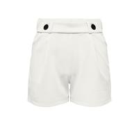JdY Damen Jdygeggo JRS Noos Basic Regular Fit Shorts Mit Knopfdetail, Gebrochenes Weiß, S EU