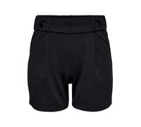 JDY Damen JDYGEGGO JRS NOOS Shorts, Black/Detail:Black Button, L