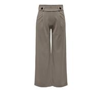 Jerseyhose JDY "JDYGEGGO NEW LONG PANT JRS NOOS" Gr. M (38), Länge 32, driftwood detail:black buttons Damen Hosen (66382734-M) driftwood detail:black buttons