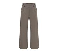 JdY Damen Jdygeggo New Long Pant Jrs Noos Hose, Chocolate Brown/Detail:black Buttons, L / 30L EU