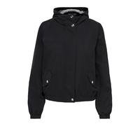 JdY Damen Jdyhazen Shine Jacket OTW Yfm Noos Kurze Jacke Mit Kapuze, Black, x_l