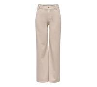 JdY Damen Jdyiris Hw Wide Pant PNT Dia, Chateau Gray, (L) W x 32L