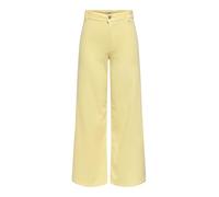 JdY Damen Jdyiris Hw Wide Pant PNT Dia, Double Cream, S / 32L