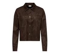 JDY Damen Jdyjulle L/S Fake Suede Shirt JRS Noos Jdyjulle L/S Fake Suede Shirt JRS Noos (1er Pack)