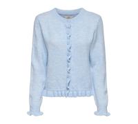 JDY Damen Jdyletty L/S On Frill Cardigan KNT Noos, Cashmere Blue, XL EU