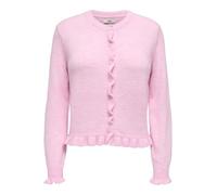 JDY Damen Jdyletty L/S On Frill Cardigan KNT Noos, Pink Lady, L EU
