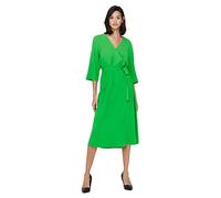 JdY Damen Jdylion 3/4 Wrap Dress Wvn Noos Wickelkleid, Kelly Green, 42 EU