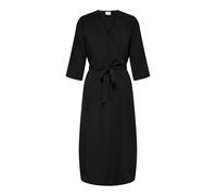 JdY Damen Jdylion 3/4 Wrap Dress Wvn Noos Wickelkleid, Schwarz, 38 EU