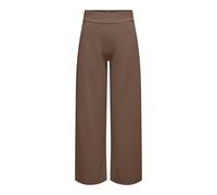 JdY Damen Jdylouisville Catia Life Wd PNT JRS Noos Hose Mit Hohem Bund Und Weitem Bein, Cacao Nibs, (L) W x 32L