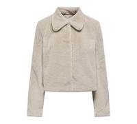 JDY Damen Jdymacy Life Faux Fur Jacket OTW Noos, Moonbeam, x_l