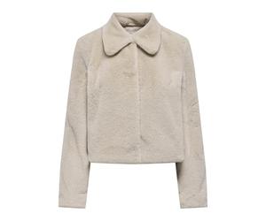 JDY Damen Jdymacy Life Faux Fur Jacket OTW Noos, Moonbeam, x_l
