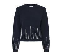 JdY Damen Jdymadison Life L/S On Sequin Pull KNT, Total Eclipse, XS