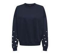 JDY Damen Jdymesa L/S O-Neck Emb Sweat JRS Noos, Sky Captain, XS EU