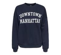 JDY Damen Jdymesa Life L/S O-Nk Emb Sweat JRS Noos, Sky Captain, M EU