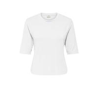 JdY Damen Jdymila S/S Loose Top JRS, White, Medium