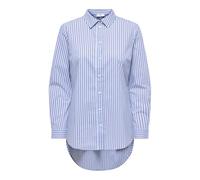JDY Damen Jdymio L/S Shirt WVN Noos, Cashmere Blue, 40 EU