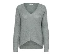 JDY Damen JDYNEW Megan L/S KNT NOOS Pullover, Abyss/Detail:W. Black PLY, S