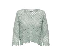 JdY Damen Jdynew Sun 3/4 Cropped KNT Noos Strickpullover, Jadeite, XS EU