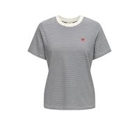 Jacqueline de Yong Damen T-Shirt JDYPISA S/S Print Top JRS Noos Cloud Dancer Jersey M