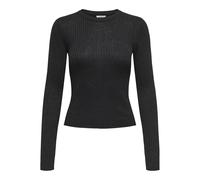 JdY Damen Jdyplum Lurex L/S O-Neck Pullover KNT, Black, XL