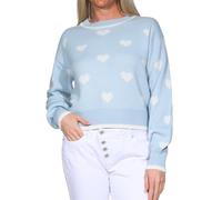 JdY Damen Jdyromance L/S Jacq. Pullover KNT Noos, Celestial Blue, S