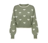 JDY Damen Jdyromance L/S Jacq. Pullover KNT Noos Strickpullover, Sea Spray, XS