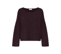 JdY Damen Jdyrue Life L/S Boat Neck Pull KNT Noos, Maroon Banner, XS