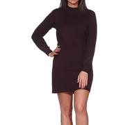 JdY Damen Jdyrue Life L/S High Neck Dress KNT Noos, Maroon Banner, S