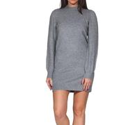 JdY Damen Jdyrue Life L/S High Neck Dress KNT Noos, Medium Grey Melange, XXL