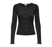 JdY Damen Jdysalsa Life L/S New Cardigan JRS Dia, Black, M