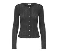 JdY Damen Jdysalsa Life L/S New Cardigan JRS Dia, Dark Grey Melange, M