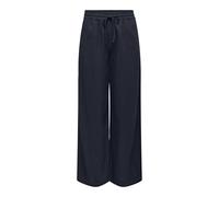 JDY Damen Jdysay Hw Linen Wide Pant WVN Noos Hose Mit Weitem Beinschnitt, Sky Captain, S x 32L