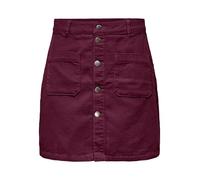 JDY Damen Jdyshiraz Corduroy Skirt PNT Dia, Windsor Wine, XS EU