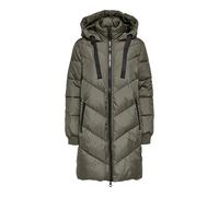 JdY Damen Jdyskylar Padded Hood Jacket OTW Noos Steppmantel, Vetiver/Detail:Black, XL EU