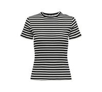 JdY Damen Jdysolar S/S O Neck Top JRS Noos, Black, L