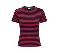 JdY Damen Jdysolar S/S O Neck Top JRS Noos, Total Eclipse, XS