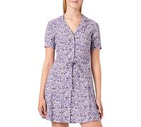 JdY Damen Jdystarr Life S/S Shirt Dress Wvn A Linie, Chalk Violet/Aop:cd Kamille Flowers, 36 EU