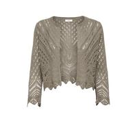 JdY Damen Jdysun 3/4 Cropped Cardigan KNT Noos Gehäkelte Strickjacke, Sepia Tint, Small