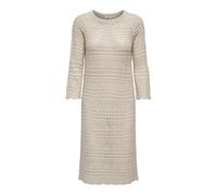 JdY Damen Jdysun Lay 3/4 Boat Neck Dress KNT Noos Strickkleid, Sandshell, XL EU