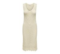 JdY Damen Jdysun S/L V-Neck Dress KNT Noos Kleid, Tapioca, XS EU