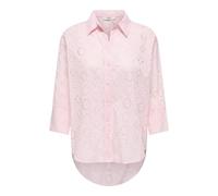 JdY Damen Jdytallie 3/4 Long Shirt WVN Noos Detaillierter Hemdkragen, Lang, Mit Volumenärmeln, Chalk Pink, M
