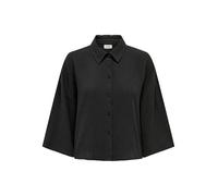 JdY Damen JDYTHEIS 3/4 Crop Shirt WVN Dia NOOS Hemd, Phantom, X-Small