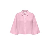 JdY Damen Jdytheis Life Crop Shirt WVN Noos Regular Fit Hemd Mit Hemdkragen Und 3/4 Ärmeln, Fairy Tale, XXL