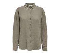 JdY Damen JDYTHEIS Life L/S Loose Shirt WVN NOOS Hemd, Brindle, X-Large