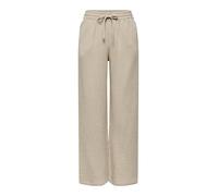 JdY Damen Jdytheis Life Wide Pant WVN Noos Hose Mit Weitem Bein Und Hohem Bund Und Seitentaschen, Oxford Tan, XS / 32L
