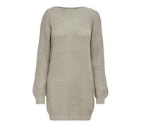 JDY Damen JDYwhitney Megan L/S Boat Dress Knt Noos Kleid, Cement, M