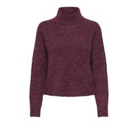JdY Damen Jdyzoey Life L/S Hn Raglan Pul KNT Noos, Maroon Banner, XL