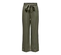 JDY Damen Locker Geschnittene Hose Jdysay Mw Linen Belt Pant WVN Noos